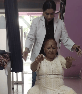 Pain relief therapy and rehabilitation exercises